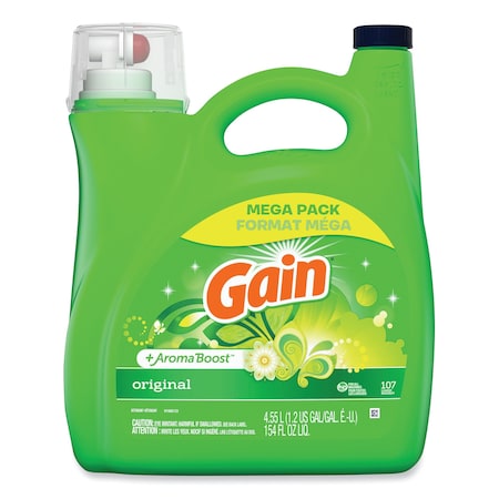 Gain Cleaners & Detergents, 154 oz Bottle, Liquid, Gain Original 77273